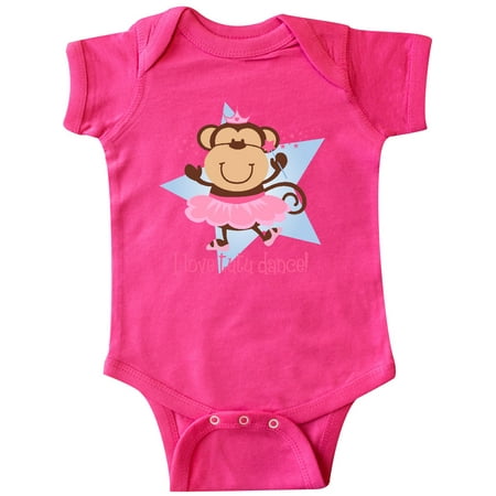 

Inktastic Monkey Love Tutu Dance Gift Baby Girl Bodysuit