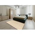 thumbnail image 5 of Ahgly Company Machine Washable Indoor Rectangle Abstract Yellow Area Rugs, 7' x 9', 5 of 7