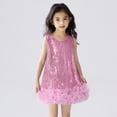 thumbnail image 5 of Toddler Girls Sequin Dress A-Line Sparkly Sleeveless Party Dresses for Girls Age 2 to 8 Y Kids Summer Clothes, 5 of 6
