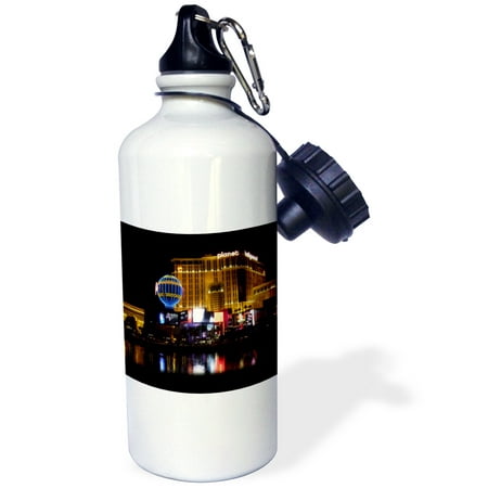 3dRose Planet Hollywood in Las Vegas NV, Sports Water Bottle, 21oz