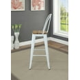 thumbnail image 3 of ACME Didac Bar Stool in Natural and White, 3 of 5