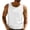 White, variant on Men’s Muscle Tank Top with Pocket Athletic Sleeveless Shirt Breathable Faux Denim for Gym and Casual Wear Size 4XL White