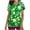 M Green, variant on Idoravan Womens Tops Short Sleeve V Neck Women's Scrub Tops Women's Fashion Casual V-Neck Daily Floral Printed Short Sleeve Pocket Nursing Clothes V-Neck Nursing Uniform Tops Purple XL