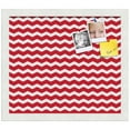 thumbnail image 2 of PinPix ArtToFrames 13x11 Custom Cork Bulletin Board    Poster Board Has a Fabric Style Canvas Finish, Framed in Satin White Frame (PinPix-511), 2 of 5