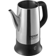 thumbnail image 4 of 12-Cup Electric Percolator Coffee Pot, 304 Stainless Steel Coffee Percolator with Ke Warm Function & Heat-Resistant Handle, Classic Coffee Maker, Quick Brew & Easy-Pour Spout, Silver, 4 of 5