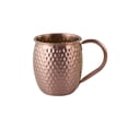 thumbnail image 2 of Hammered Copper Coffee Mug - 304 Stainless Steel Double Wall Vacuum Insulated, Leak-Proof Lid with Handle for Hot/Cold Drinks, Perfect for Home, Office, Travel & Camping, 2 of 6