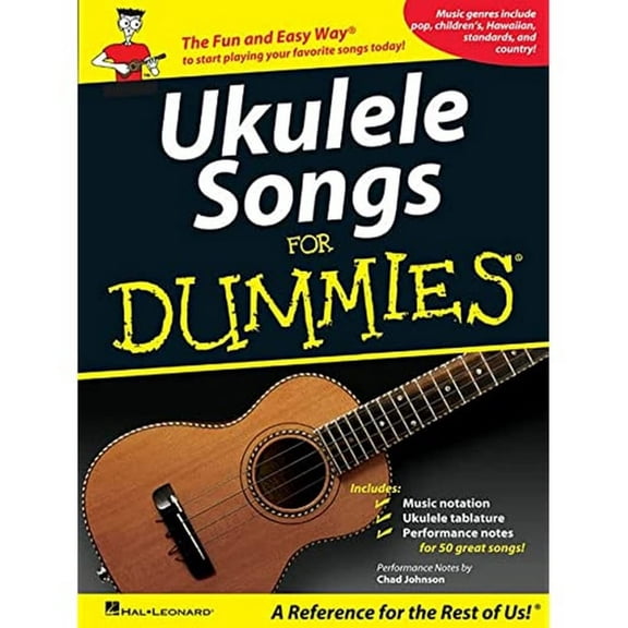 Pre-Owned Ukulele Songs for Dummies (Paperback) 9781423496045