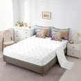 thumbnail image 4 of YST Watercolor Beach Bedding Set, 7-Piece, Tropical Summer Theme, Twin Size, 4 of 6