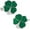 Multicolor, variant on Green Clover Cufflinks
