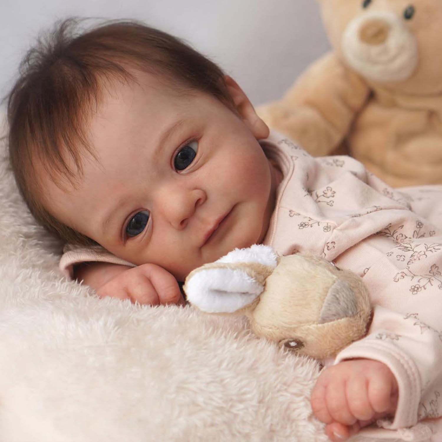 Adorable 17 inch reborn baby doll,  gift for Kids Age 3+