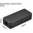 thumbnail image 5 of 5 uds Mini caja de conexiones a prueba de polvo 60x25x16mm ABS para proyectos eléctricos negro esquí esquí Gafas de esquí, 5 of 5