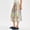 Yellow, variant on Women's Palazzo Pants Pocket Retro Plaid Wide Leg Loose Casual Long Trousers Pants for Women Green L