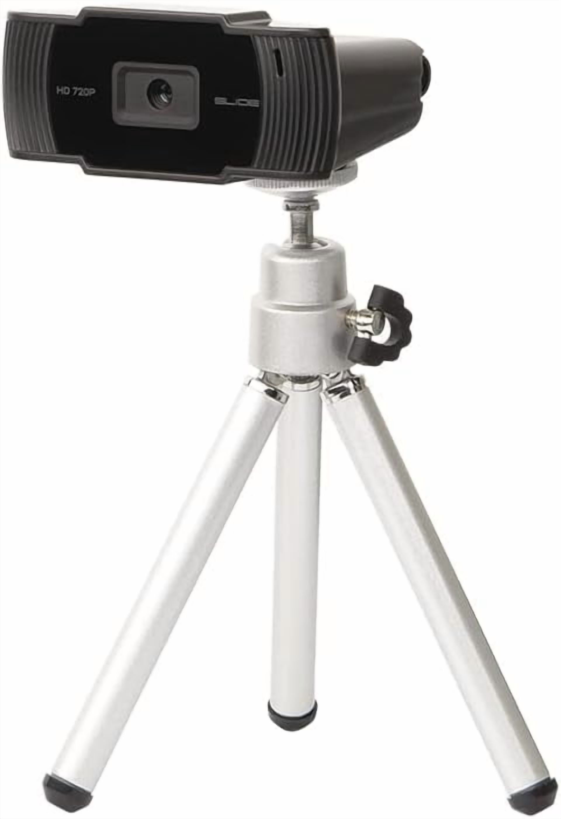 SLIDE INNOVATIONS 720P HD Webcam, Computer Camera with Microphone, Mini Tripod & Privacy Lens