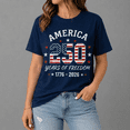 thumbnail image 2 of America 250 Years of Freedom T-Shirt, Patriotic USA 1776–2026 Graphic Tee, Fourth of July Independence Day Shirt, 2 of 6
