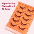 thumbnail image 3 of Pestañas postizas YILATAO Manga de aspecto natural, 5 pares, 3 of 7
