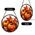 thumbnail image 4 of Pumpkin Tree Acrylic Suncatcher | Stained Glass Effect Window/Car Ornament, Indoor/Outdoor Decor A, 4 of 8