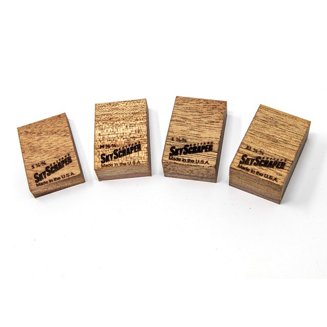 Bloques de configuración de trémolo flotante Floyd Rose - Trem Wedge (juego de Luthier 1/4"" - 3/4"")