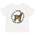 thumbnail image 3 of Inktastic Future Goat Farmer with Cute Goats and Hoof Prints Boys or Girls Baby T-Shirt, 3 of 5