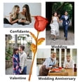 thumbnail image 4 of Hbdhejl Color Gold Rose Flower Purple Window Gift Box New Year'S Day Gift Gold Foil Rose, 4 of 6