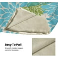 thumbnail image 6 of Light Blue Green Pillow Covers 18x18 Inch Set of 2, Summer Dahlia Floral Outdoor Decorative Throw Pillows Farmhouse Linen Modern Geometry Flower Cushion Case for Sofa Couch Bed Decor, 6 of 6