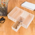 thumbnail image 3 of Organizador de escritorio con 4 cajones, caja de almacenamiento de plástico para suministros de oficina, bolígrafos de gel, lápices, marcadores, cintas, borradores, clips y cargadores, 3 of 7