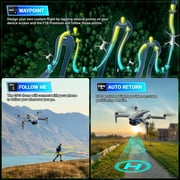 Contixo F28 Stratus Max 4K Aerial Drones for Adults with Camera, 2-Axis Gimbal Drones for Adults with Remote & Case, Gray