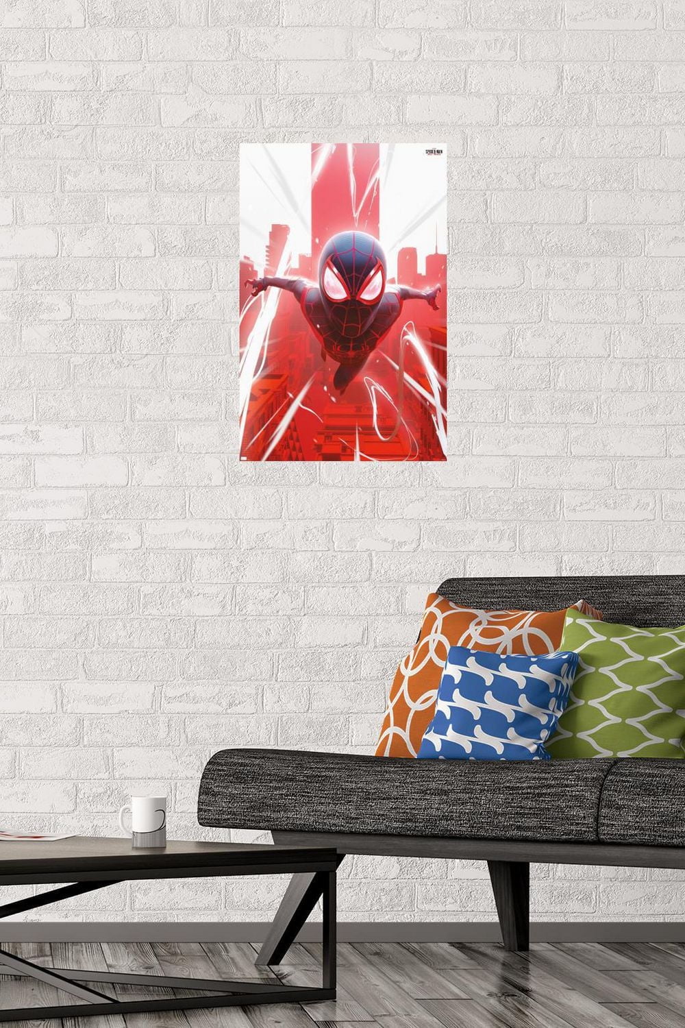 Marvel's Spider-Man: Miles Morales - Falling Wall Poster, 22.375" x 34"
