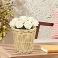 thumbnail image 4 of Cadancy Woven Storage Basket Planter Set Rattan Wicker Pot Cover for Indoor Outdoor Plants Succulents Flowers Home Organization Decorative Container, 4 of 6