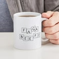 thumbnail image 4 of CafePress - FAGABEEFE Mug - 11 oz Ceramic Mug - Novelty Coffee Tea Cup, 4 of 4