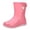 Pink, variant on Women's Waterproof Work Shoes For Outdoor Rainy Seasons Durable Non Slip For Work
