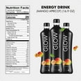 thumbnail image 2 of GLOW® Beverages Sparkling Energy - Variety Pack - 16.9oz PET - 12 Pack, 2 of 6