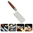 thumbnail image 4 of Crinkle Cutter Knife, Potatoes Crinkle Fry Cut and Vegetable Cutter for Veggies, Stainless Steel Carrot Slicer, 4 of 6
