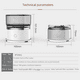 thumbnail image 5 of Máquina de café manual para viajes al aire libre, para acampar, máquina de café de goteo, regalo, 5 of 5