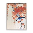 thumbnail image 5 of Stupell Industries Koolmees op Paulownia Tak Ohara Koson Classic Bird Painting Painting Gray Framed Art Print Wall Art, Design by one1000paintings, 5 of 5