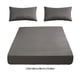 thumbnail image 3 of CaiYueKe Fitted Sheet Set with Pillowcases Bed Sheets 3 Piece Deep Pocket Mattress Cover Soft Breathable Stretch Fabric Bedding Set Wrinkle Resistant for Home Hotel, 3 of 7