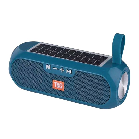 SuoKom Speakers Bluetooth Wireless Portable Solar Charging Speakers Column Waterproof Wireless Stereo Music Speaker Power Bank Boombox AUX FM Radio Big Bass Bluetooth Speaker On Clearance