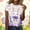 A05 Purple, variant on Easter T-Shirt for Women Cute Bunny Rabbit Hugging Graphic Soft Breathable Crewneck Short Sleeve Casual Holiday Party Festive Gift Tee Top