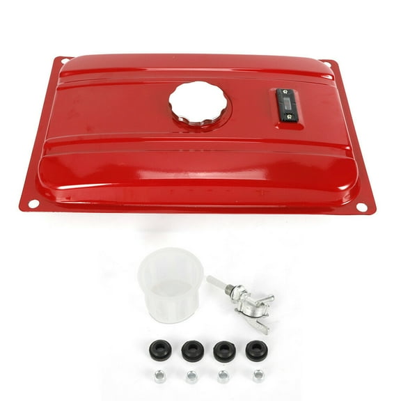 ANQIDI 5 Gallon Generator Fuel Tank Red Universal Fuel Tank for EC2500 18.9 Liter Equipment
