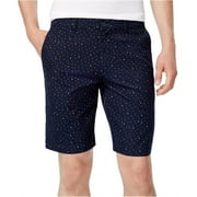 Ben Sherman Mens Triangle Casual Walking Shorts, Blue, 38