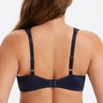 thumbnail image 2 of MELENECA Women's Minimizer Seamless Unlined Comfortable Plus Size Underwire Bra Navy Blue 46C, 2 of 6