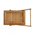 thumbnail image 6 of Huppert Acacia Wood Indoor Bar Cart, Natural Stained, 6 of 8