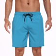 thumbnail image 2 of Mens Swim Trunks with Compression Liner 2 in 1 Quick Dry Bathing Suit Beach Shorts with Zipper Pockets, 2 of 7