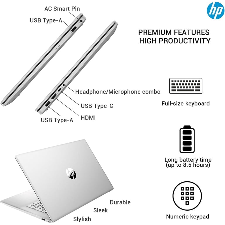 ノートpc /core i5/4GB/SSD 500GB office2019 HP 17 Laptop Business, 17.3