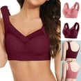 thumbnail image 2 of Npasoilc full coverage bra no Underwire for womenWomen's Strapless Lace Underwear With Thin Side Collection And Daily Bra, 2 of 9