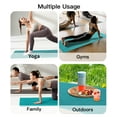 thumbnail image 6 of YR Yoga Mat Towel with Alignment Lines, 72''x24'' Non Slip Hot Yoga Towels for Pilates Gym Workout, Teal, 6 of 8