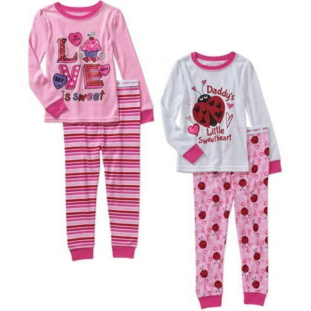 Seasonal ^^baby Toddler Girl 4-piece Valentines D