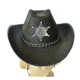 thumbnail image 5 of Sombrero de vaquero de Moda YONGSHENG sombrero de vaquero Mongol occidental negro, 5 of 5