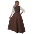 thumbnail image 3 of California Costumes Renaissance Faire Dress Child Costume (Brown) Large, 3 of 3