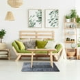 thumbnail image 2 of Tiitstoy Area Rugs Modern Home Decorate Soft Fluffy Carpets for Living Room Bedroom Kids Room Fuzzy Plush Non-Slip Floor Area Rug Fluffy Indoor Carpet 23.6x47.2" Gray, 2 of 5