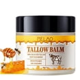 thumbnail image 1 of gcdat Crema facial batida de sebo de res y bálsamo de miel alimentada con pasto, crema facial con acabado de pasto para todo tipo de piel, mezcla de sebo de res alimentado con pasto y miel silvestre c, 1 of 5
